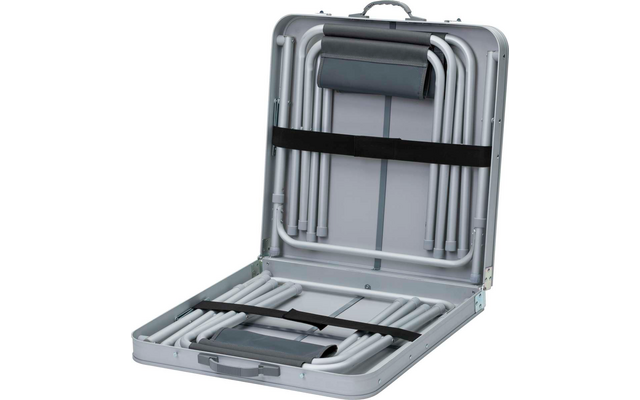 Berger Solo  + 4 Hocker Picknicktisch  60 x 120 cm