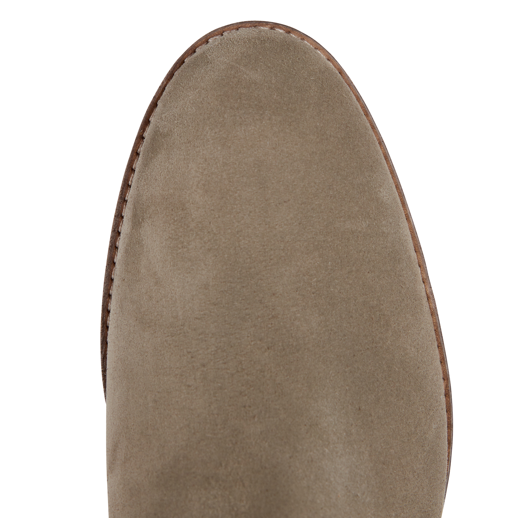 Boots plates en cuir | Kaki