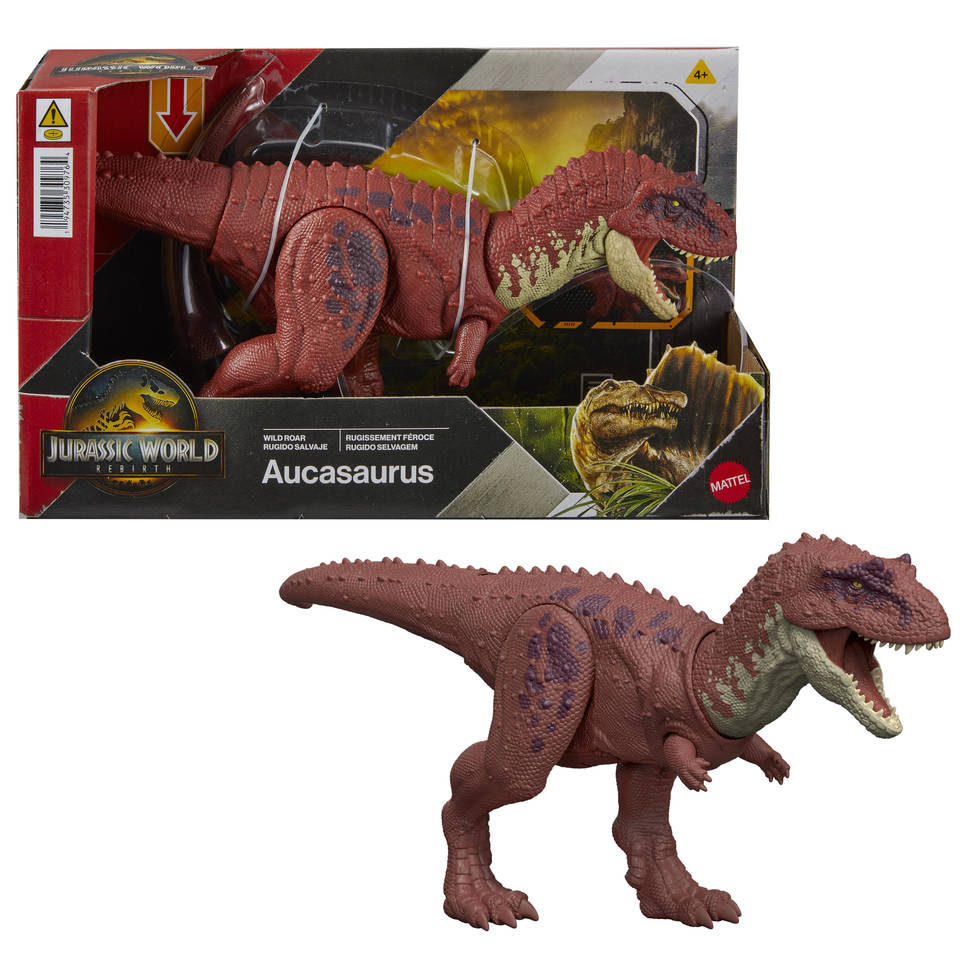 Jurassic World Rebirth Aucasaurus actiefiguur