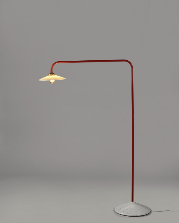 Valerie Objects Standing lamp no. 1 marmer vloerlamp Red