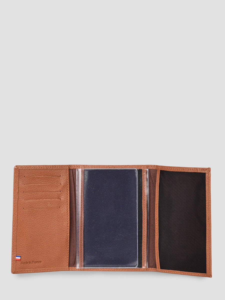 Porte papiers Madras cuir ETRIER