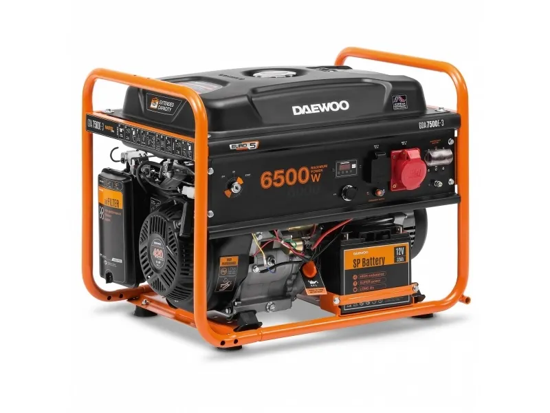 Daewoo GDA 7500E-3 6500 W 3-faset generator