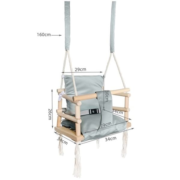 Trehuske for Baby / Hagesving - Svinge