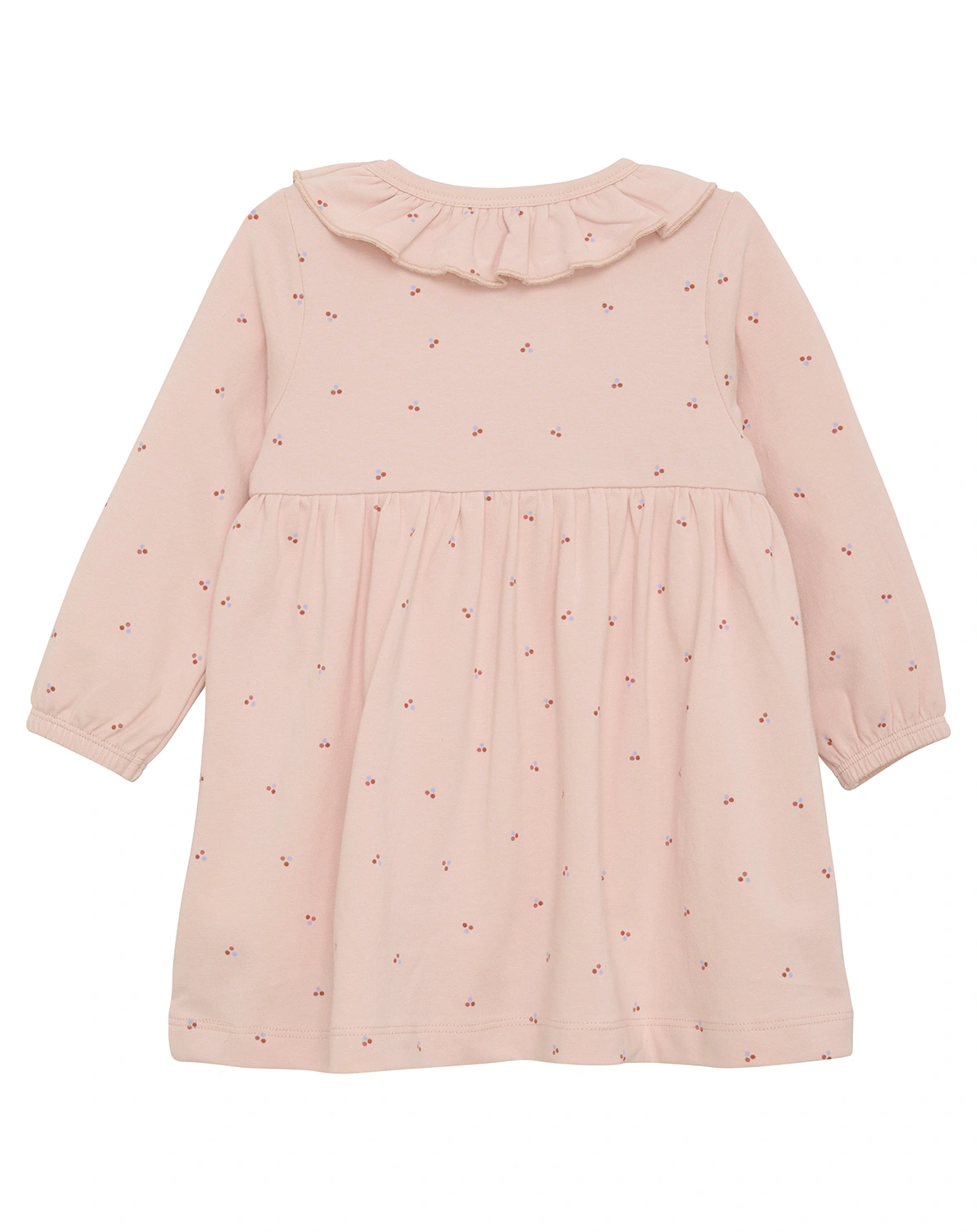 Langarm-Bodykleid DOTS in peach whip