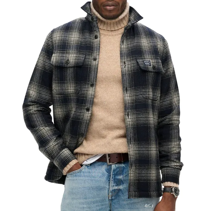 Superdry Wool Miller Overhemd Heren