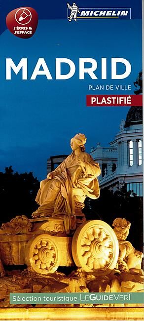 MICHELIN - PLAN DE VILLE MADRID PLASTIFIE