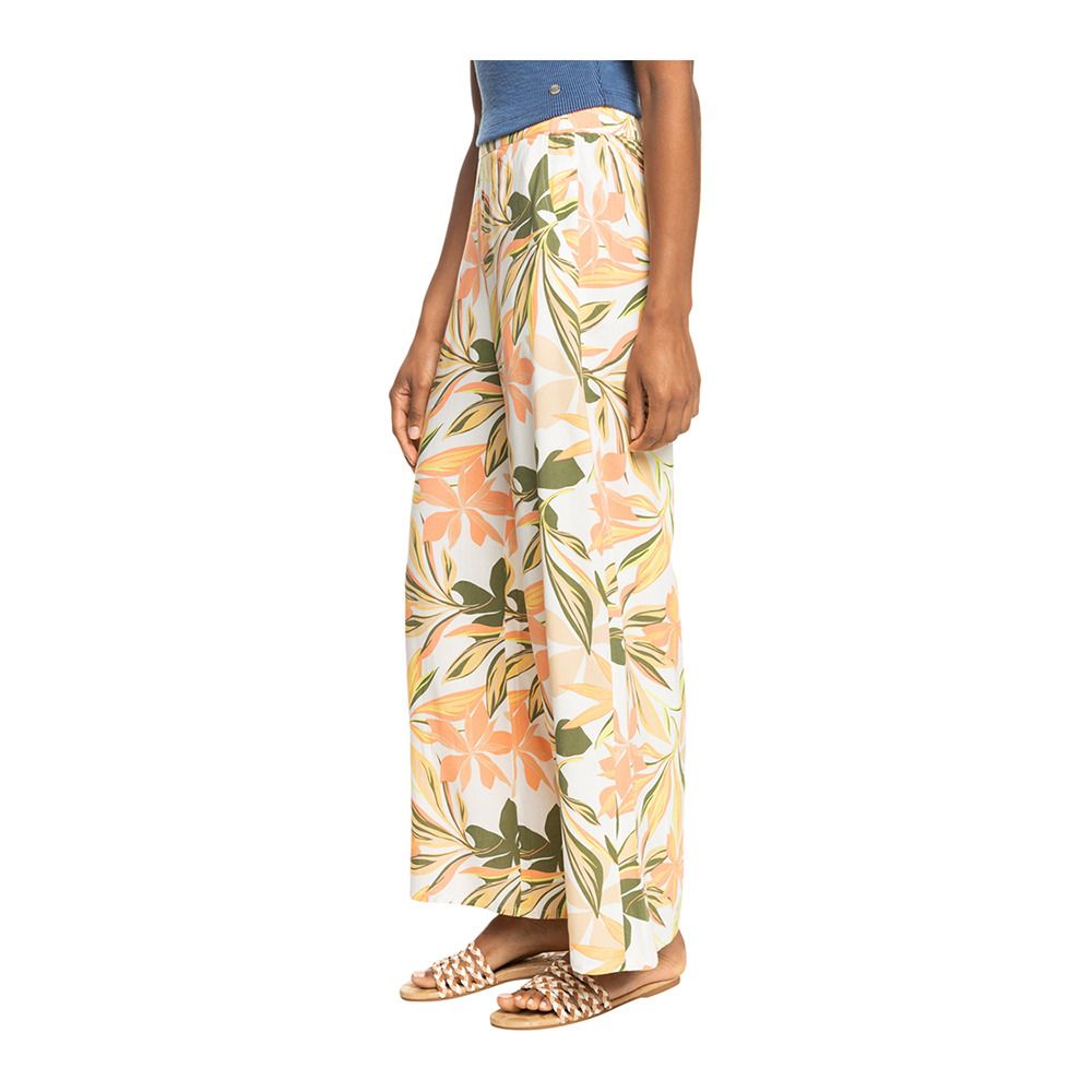 Roxy MIDNIGHT AVENUE - Pantalon Femme snow white subtly sa