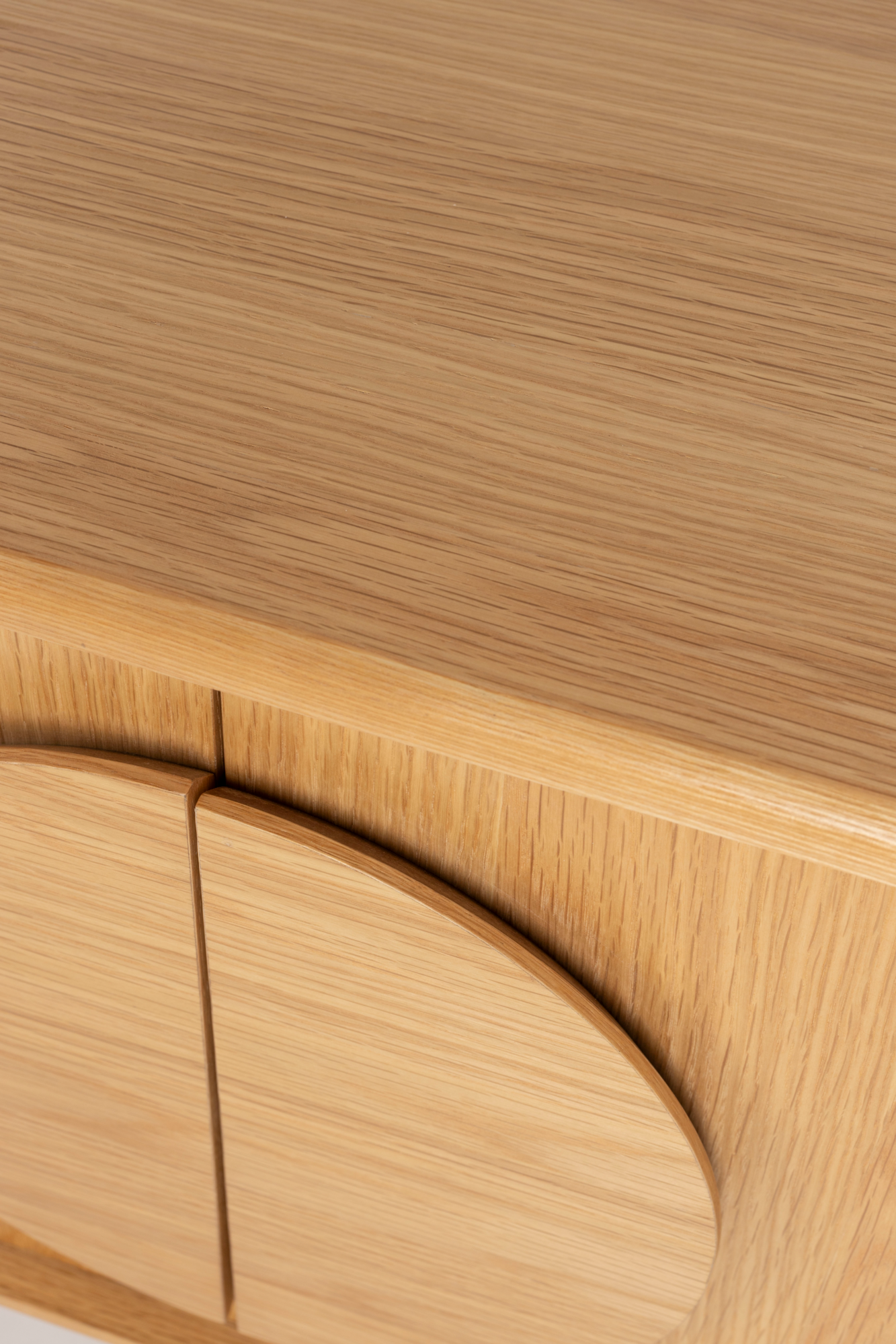 Dressoir Groove 3 deurs naturel eiken