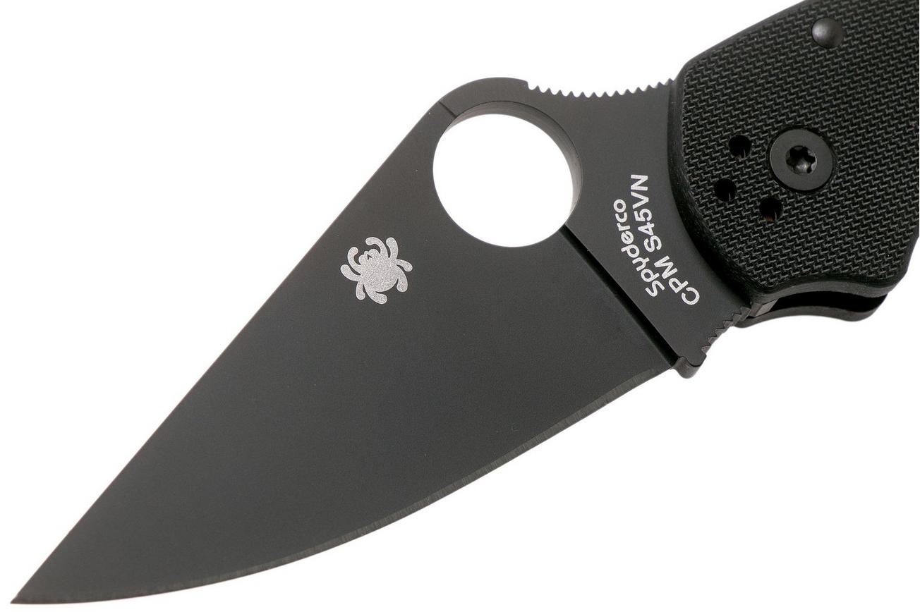 Spyderco Para 3 Black C223GPBK zakmes