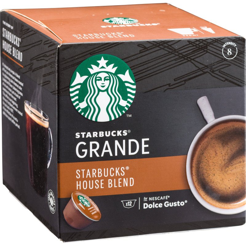 Capsules de café Starbucks Dolce Gusto Espresso House Blend - Boîte de 24