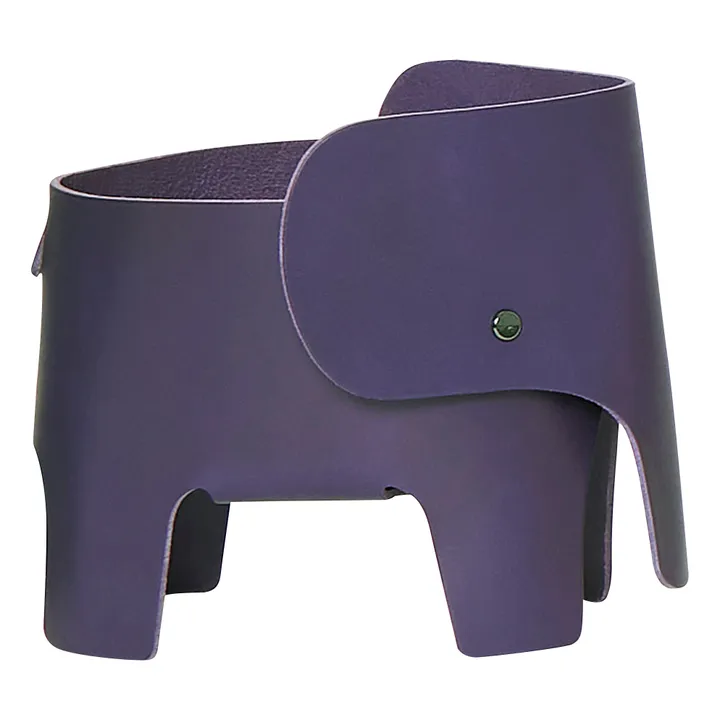 EO Lampe de chevet Eléphant en cuir | Violet