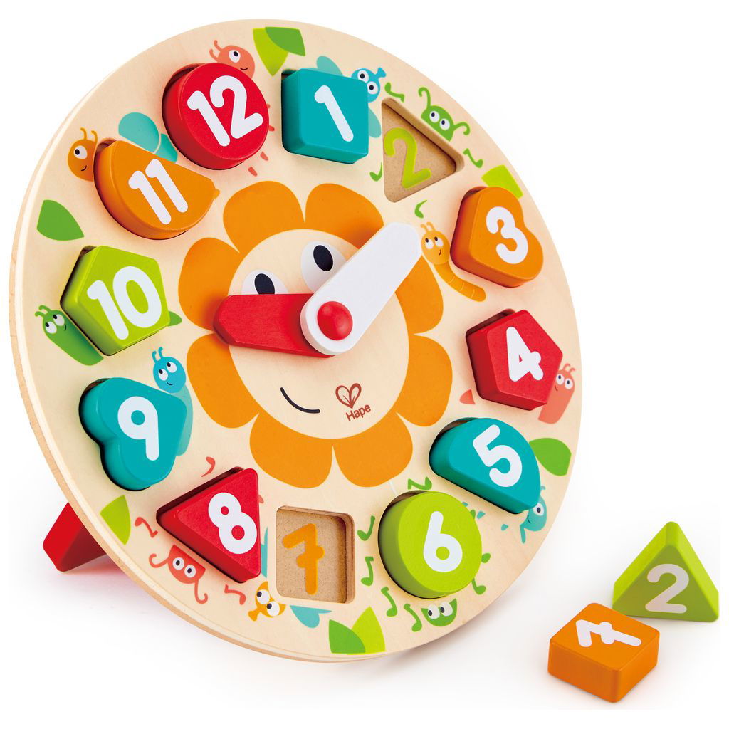 HapeHape   Steckpuzzle Uhr