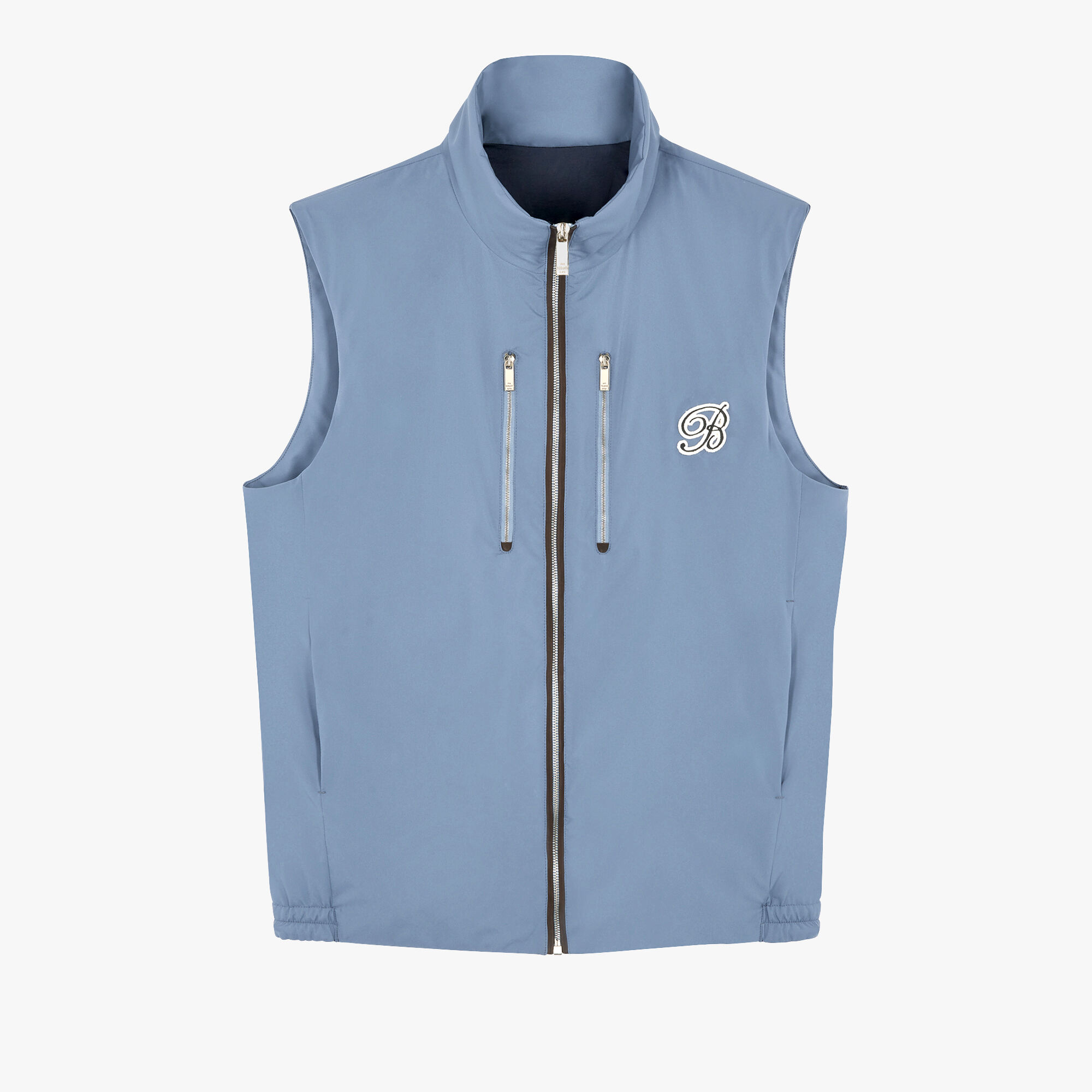 Gilet Sans Manches De Golf En Nylon Leger
