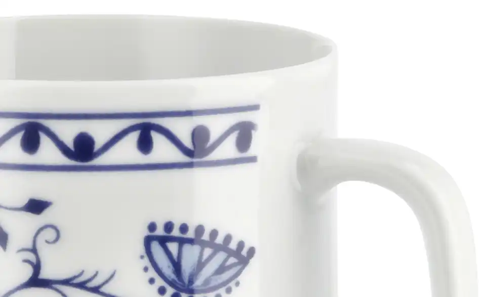 Kahla Becher mit Henkel "Rosella" Zwiebelmuster Becher mit Henkel 300 ml