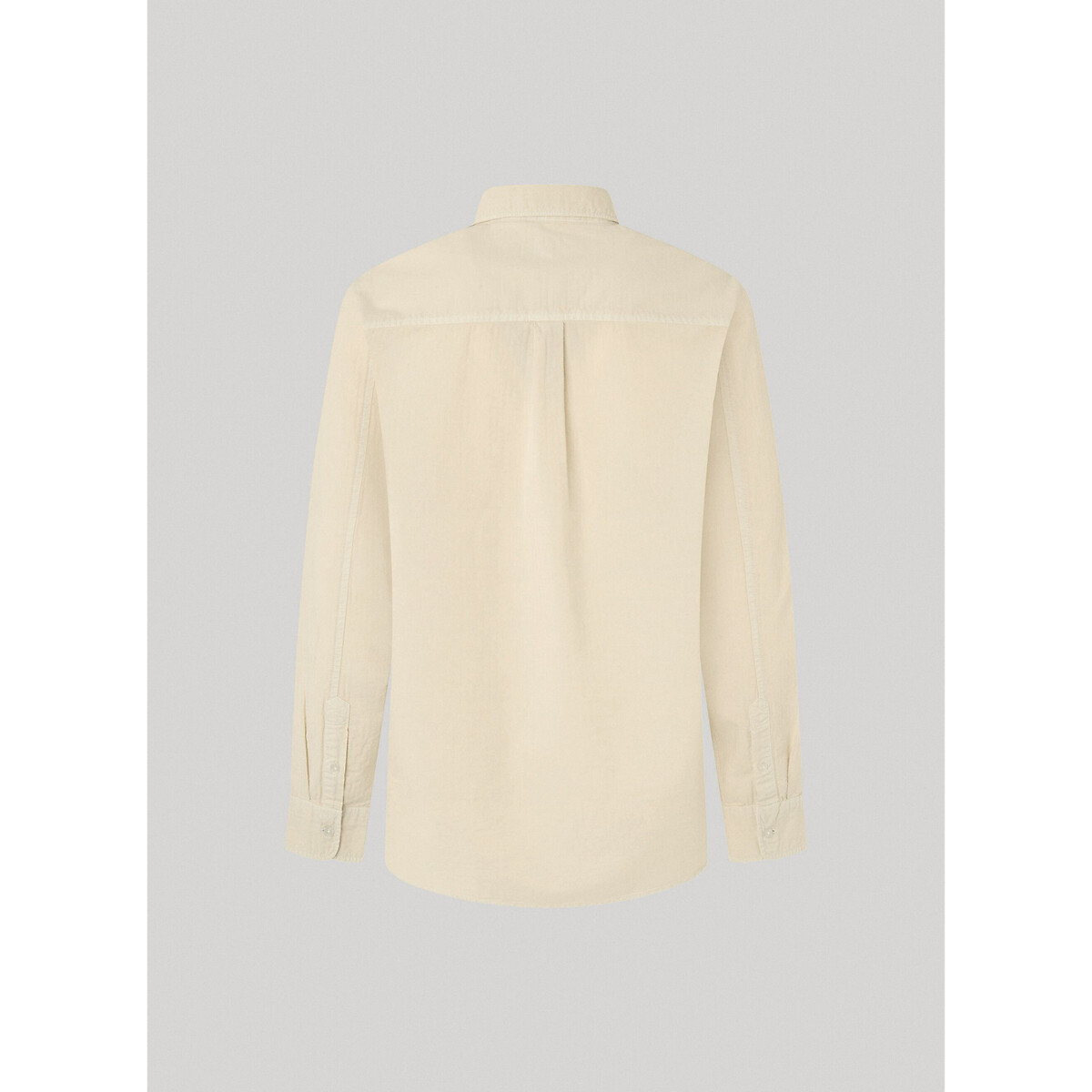 PEPE JEANS<br>Camisa reta lisa com colarinho abotoado