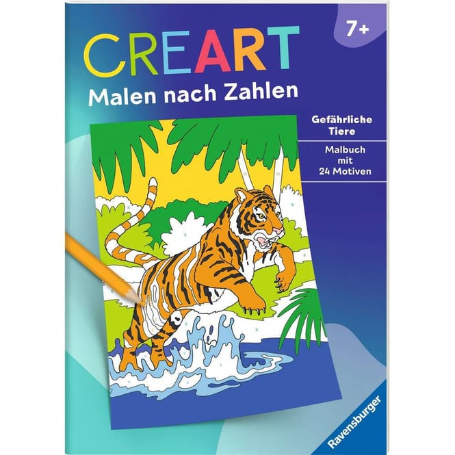 CreArt - Malen nach Zahlen - Gefährliche Tiere
