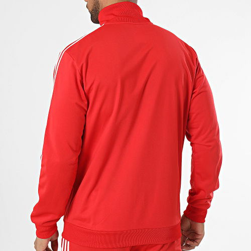 Ensemble De Survetement A Bandes 3 Stripes IJ6056 Rouge