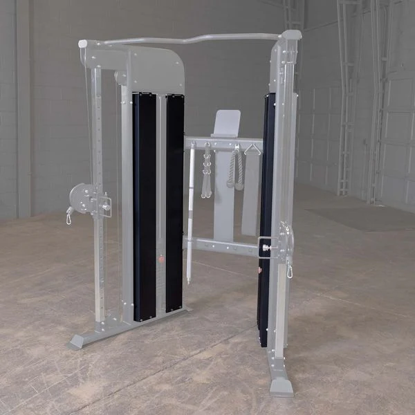 BODYSOLID BODYSOLID FUNCTIONAL TRAINING CENTER 2 X 75KG avec couvercles de protection