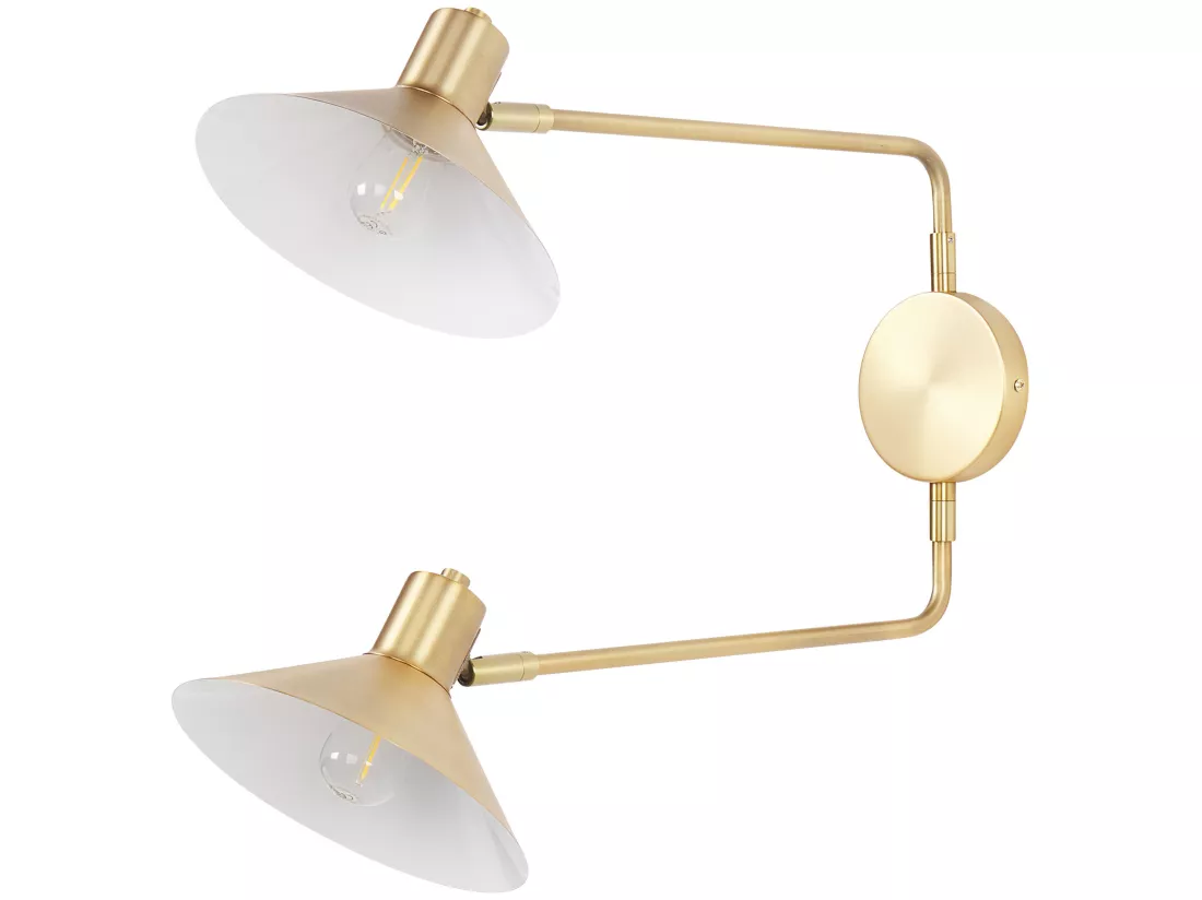 Lampe murale KADASSA Réglable Métal Doré