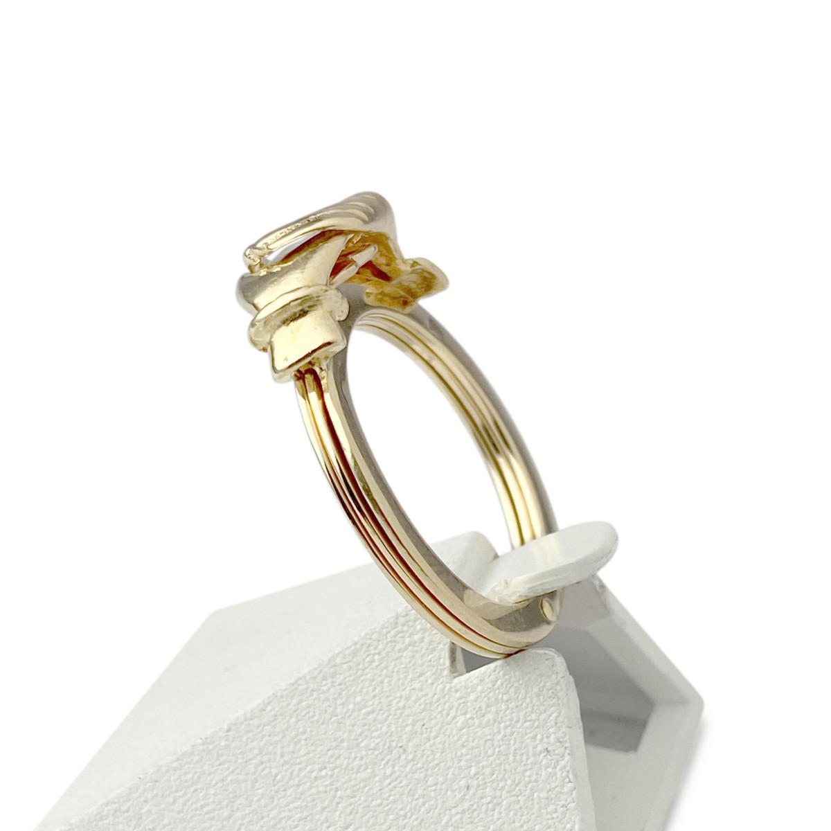 Bague serment d'amour d'occasion or 750 jaune