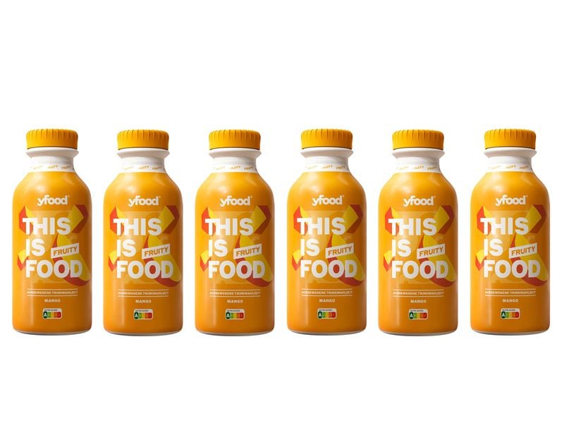 YFOOD Trinkmahlzeit Fruity Mango 6 x 500 ml Gesunde Mahlzeit zum Trinken