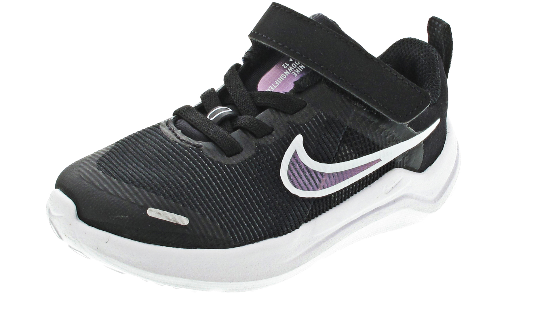 Nike Downshifter 12 Next Natio Klettlauflernschuh schwarz