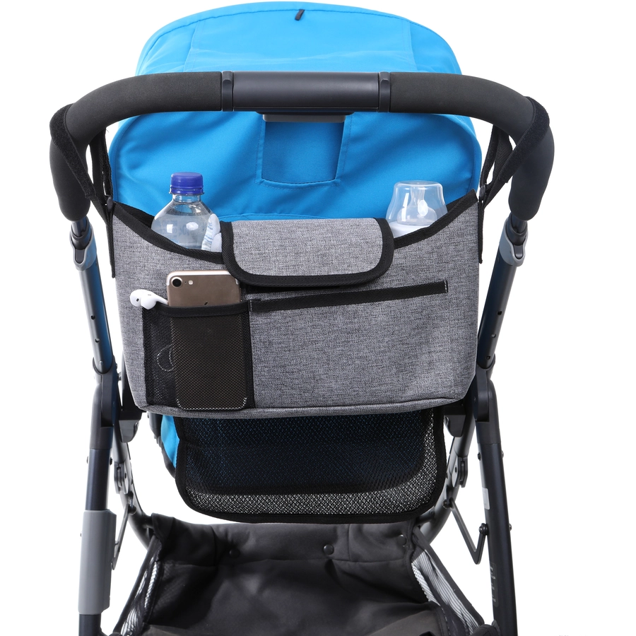 Dreambaby® 3-in-1 Kinderwagentasche Combo Set für unterwegs (Kinderwagen-Tasche  Kinderwagenhaken  Becherhalter)