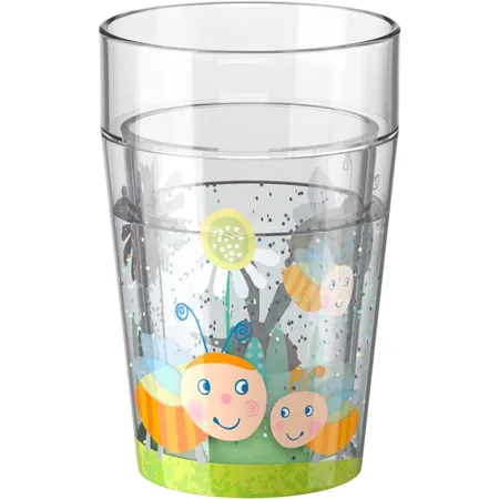 HABA 305708 - Glitzerbecher Bienen
