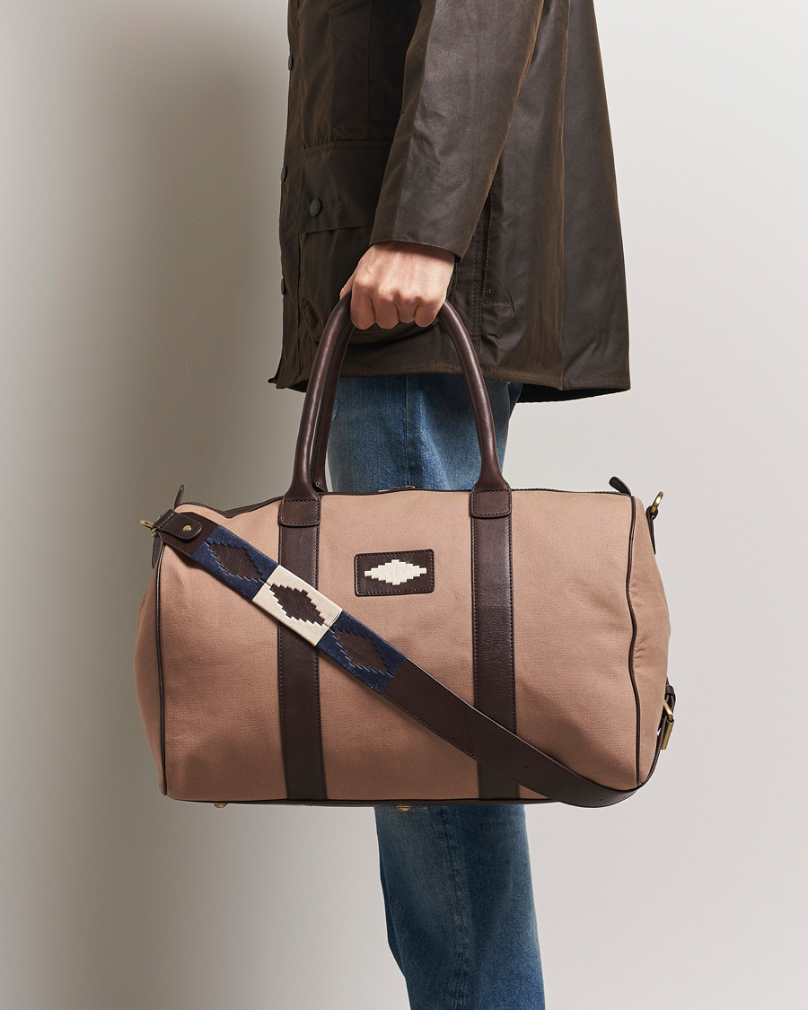 Pampeano Varon Small Canvas Weekend Bag Khaki