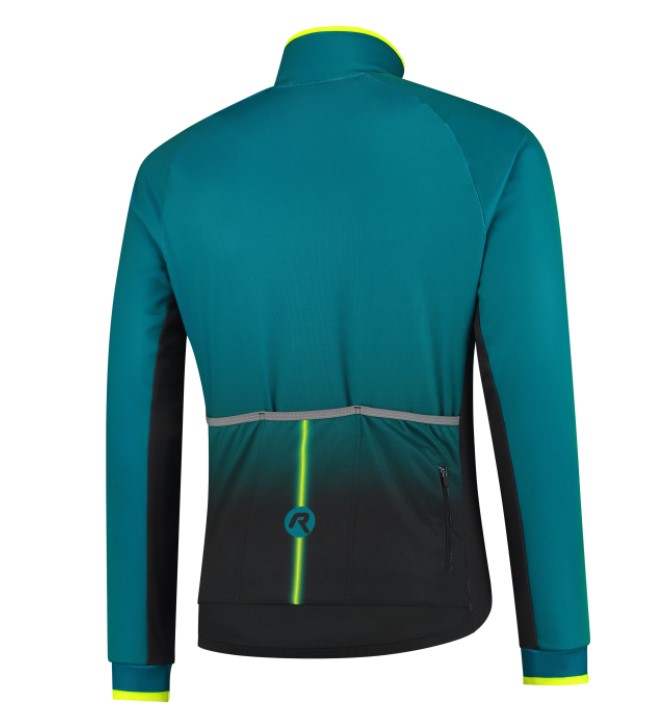 Rogelli Dex Cykeljakke - Turkis / Neon