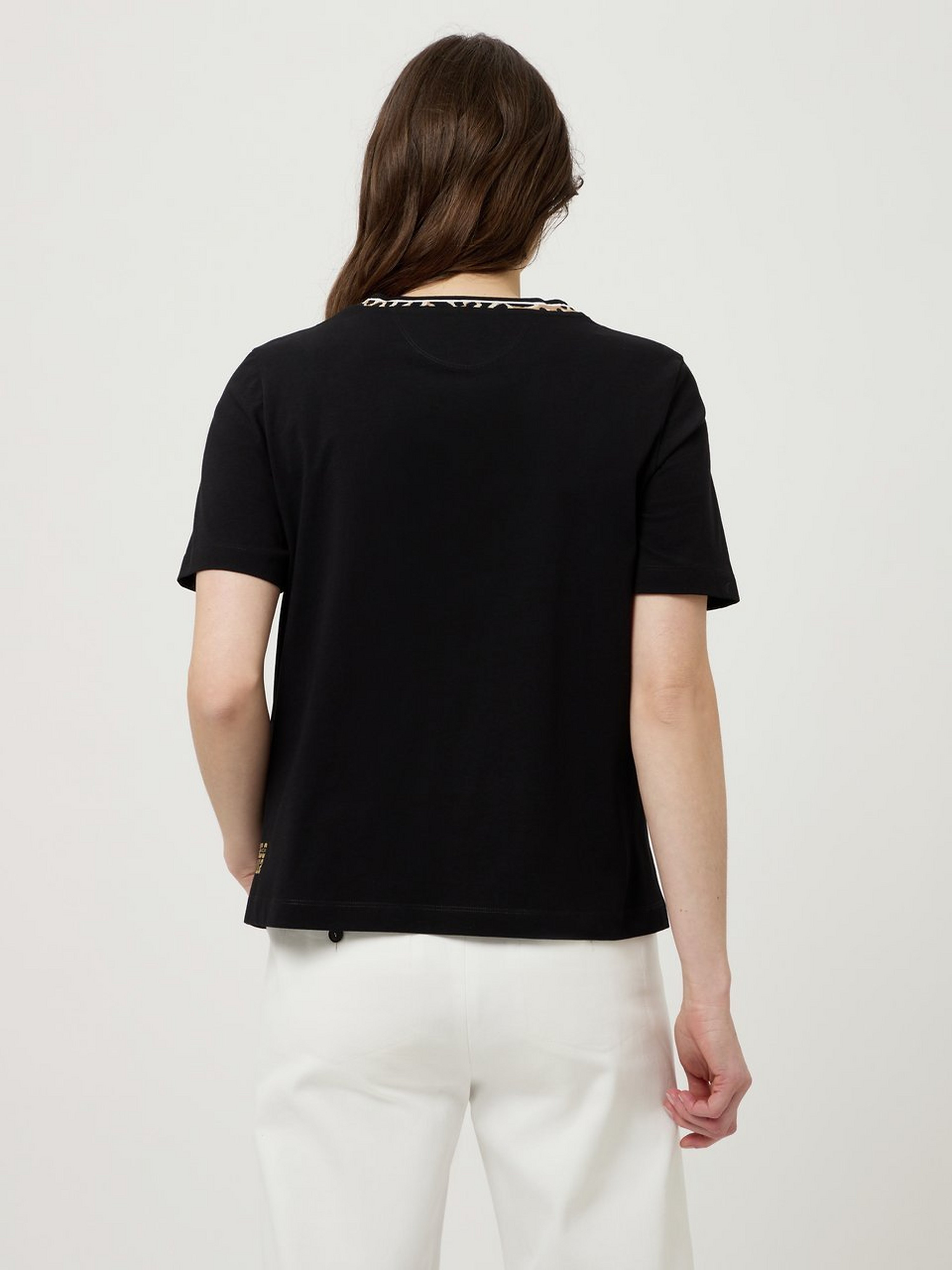 Rundhals-Shirt mit 1/2-Arm