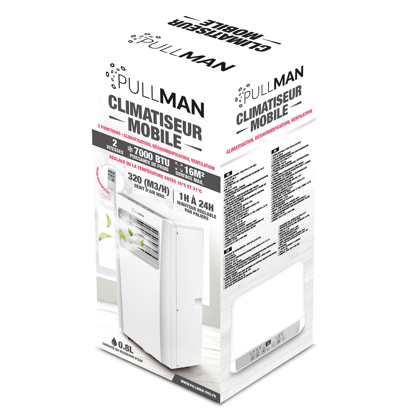 Pullman Climatiseur Mobile blanc