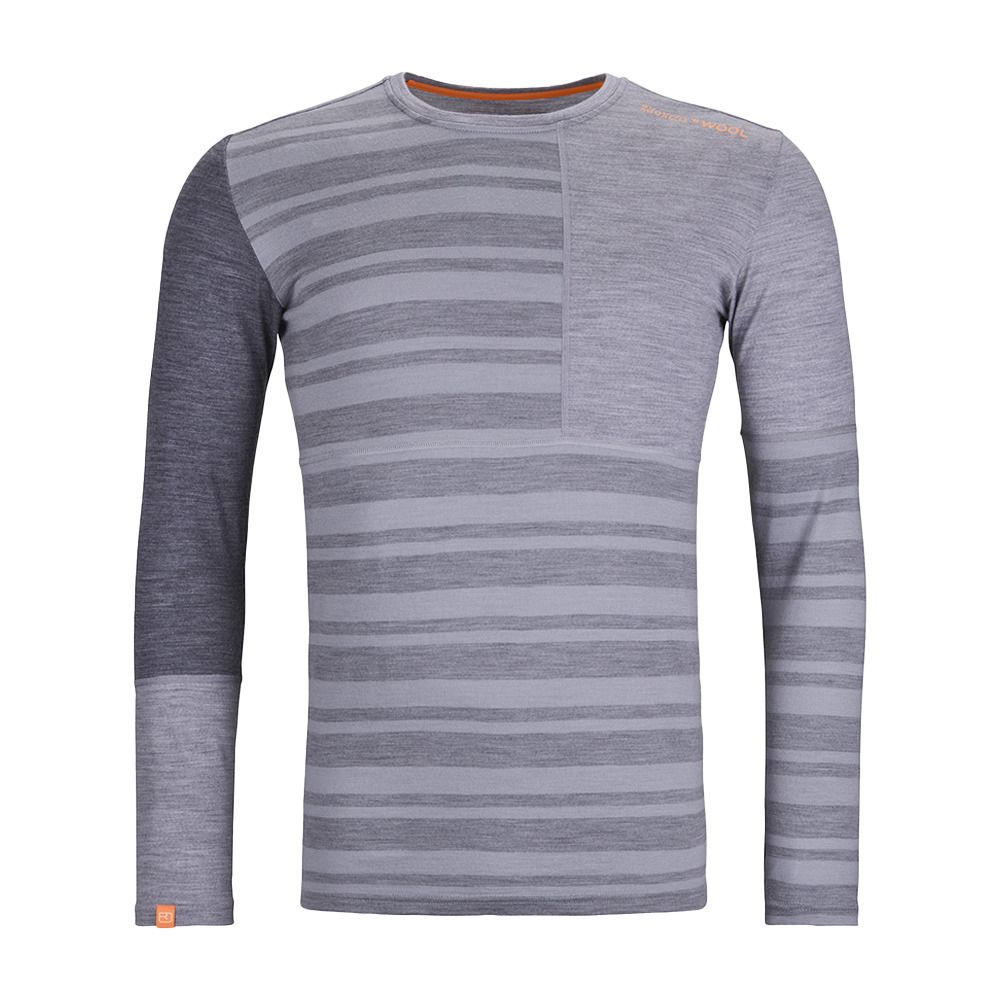 Ortovox 185 ROCK'N'WOOL - Sous-couche Homme grey blend