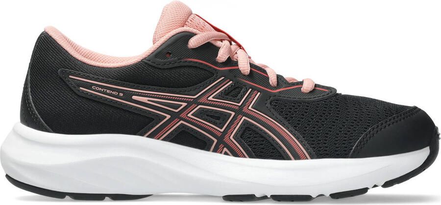 ASICS Contend 9 GS hardloopschoenen zwart roze