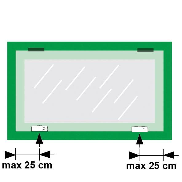 AXA 3016 Raam veiligheidsoplegslot wit - 3016-00-98/G
