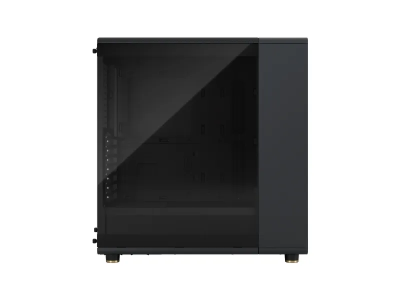 Fractal Design North - Mid tower - ATX - sidepanel med vindue (tonet glas) - ingen strømforsyning (ATX) - charcoal black - USB/Lyd