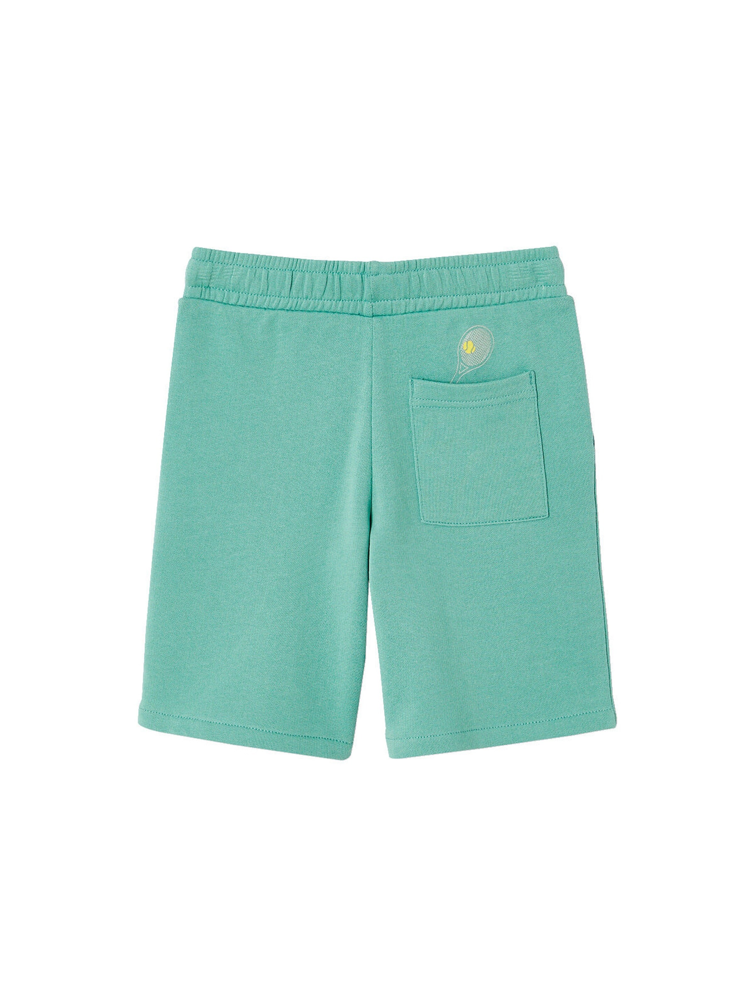 Vertbaudet Jungen Sportshorts aus Sweatware mintgrün