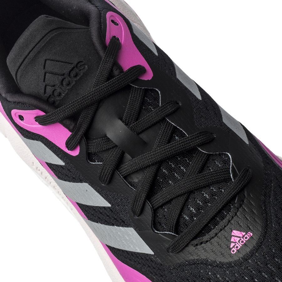adidas Chaussures de Running Solar Boost 3 - Noir/Rose/Argent Femme