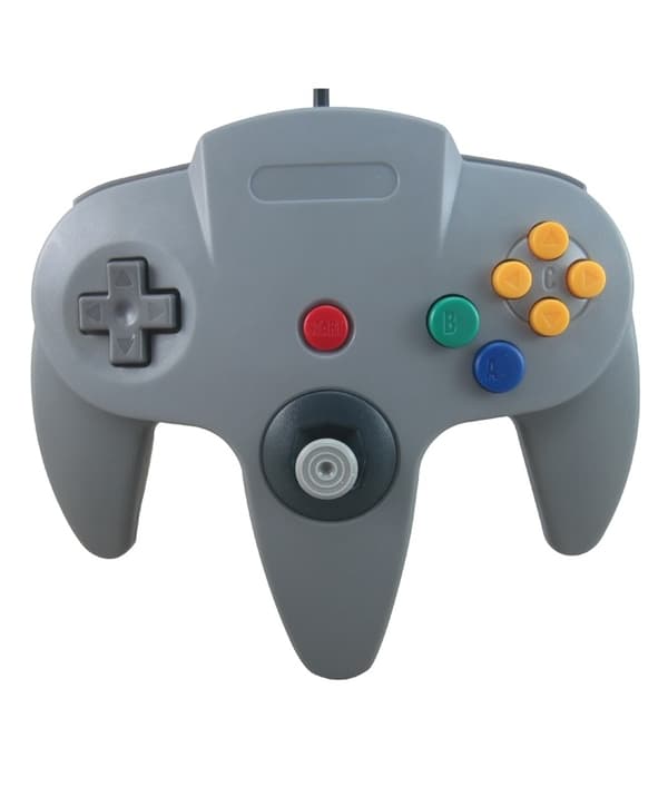 Håndkontroll for Nintendo 64 (Grå)