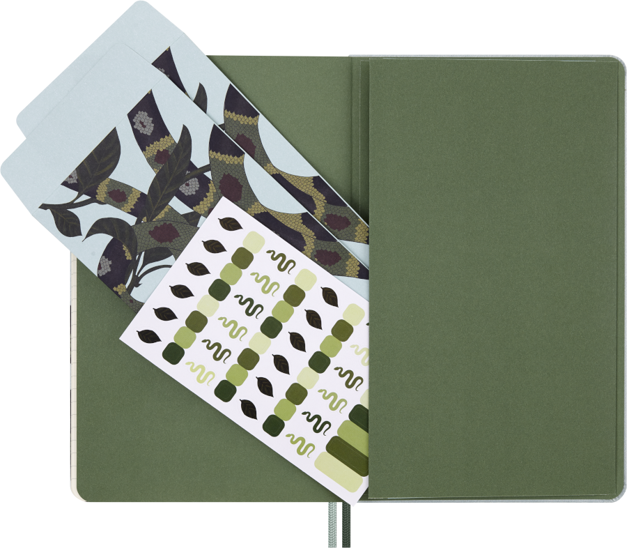 Year of the Snake 12-Month Planner 2025 Large, Hard Cover, Weekly Notebook & Gift Box