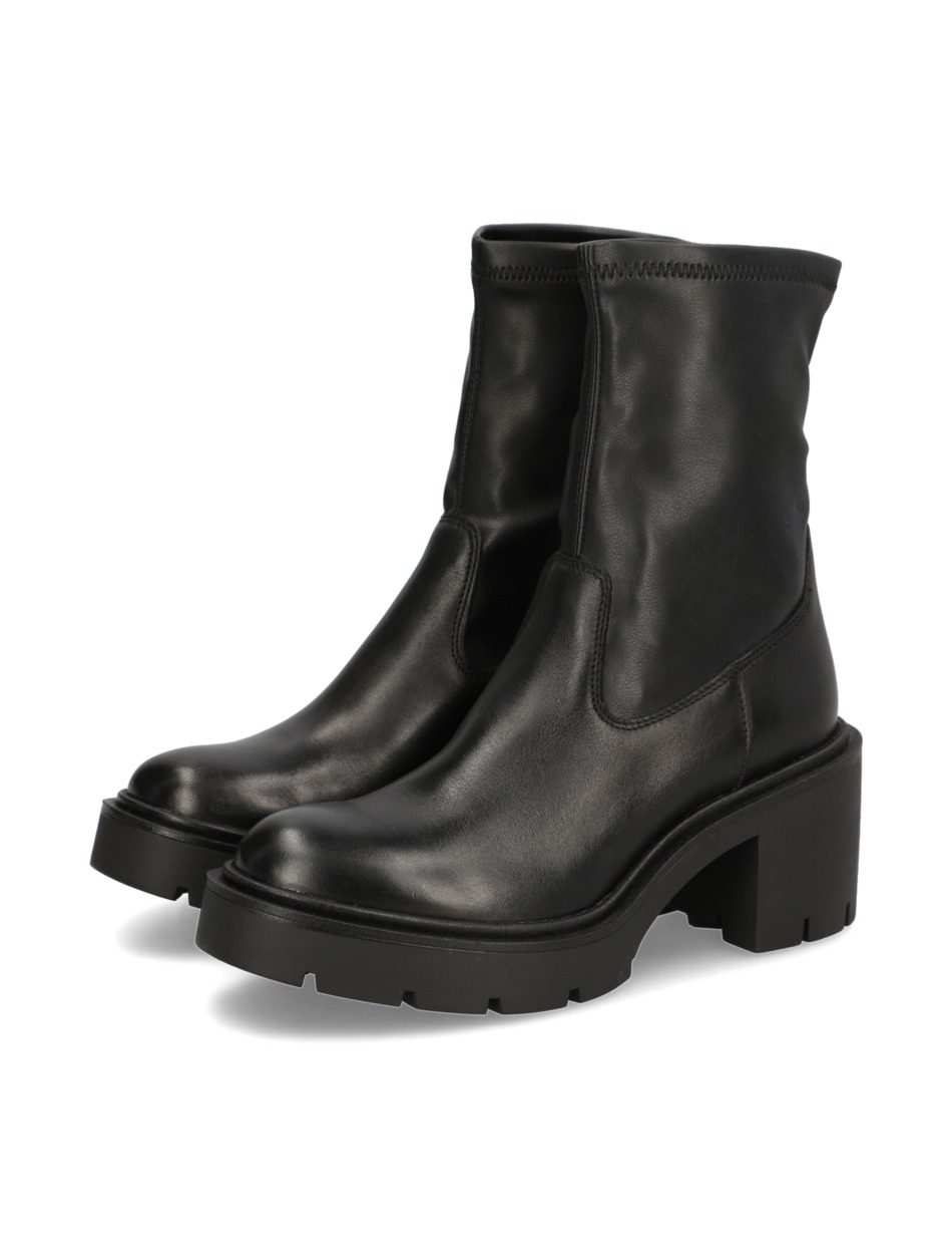Lederkombination Stiefelette