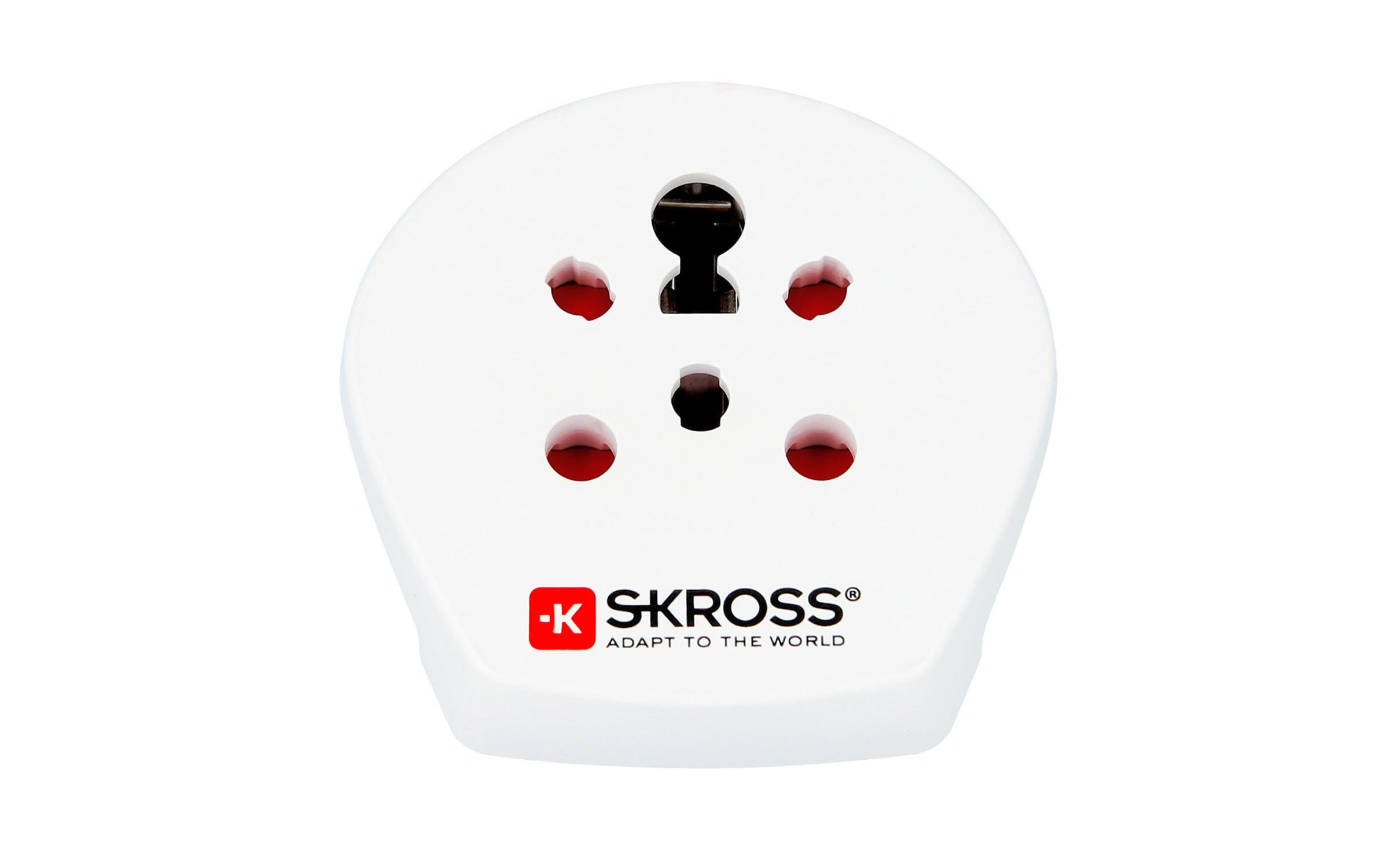 Reiseadapter Indien / Israel / Danmark- EUReiseadapter Indien / Israel / Dänemark Europa