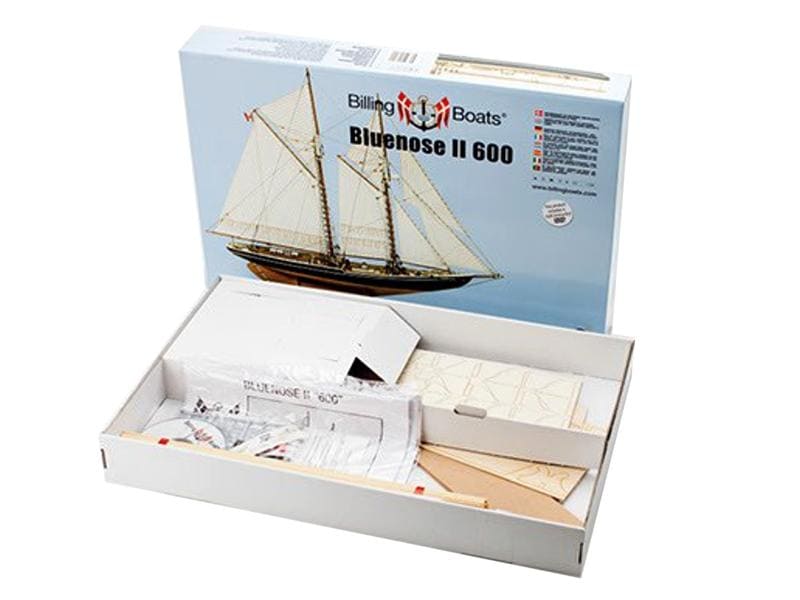 Billing Boats Bausatz Segelschiff Bluenose II, 520 mm 1:100 Segelschiff Modellbausatz