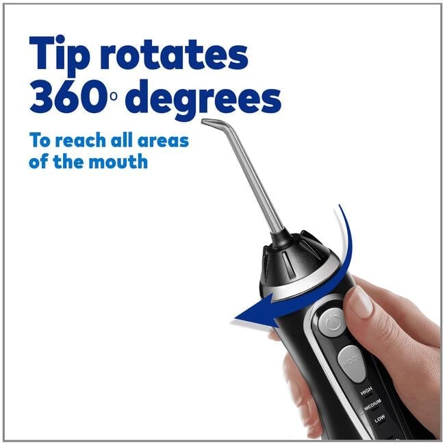 Waterpik Cordless Advanced Waterflosser Zwart - WP-582EU