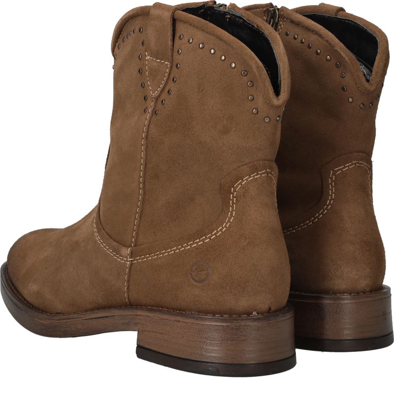 Tamaris Enkellaarsjes Cognac Dames