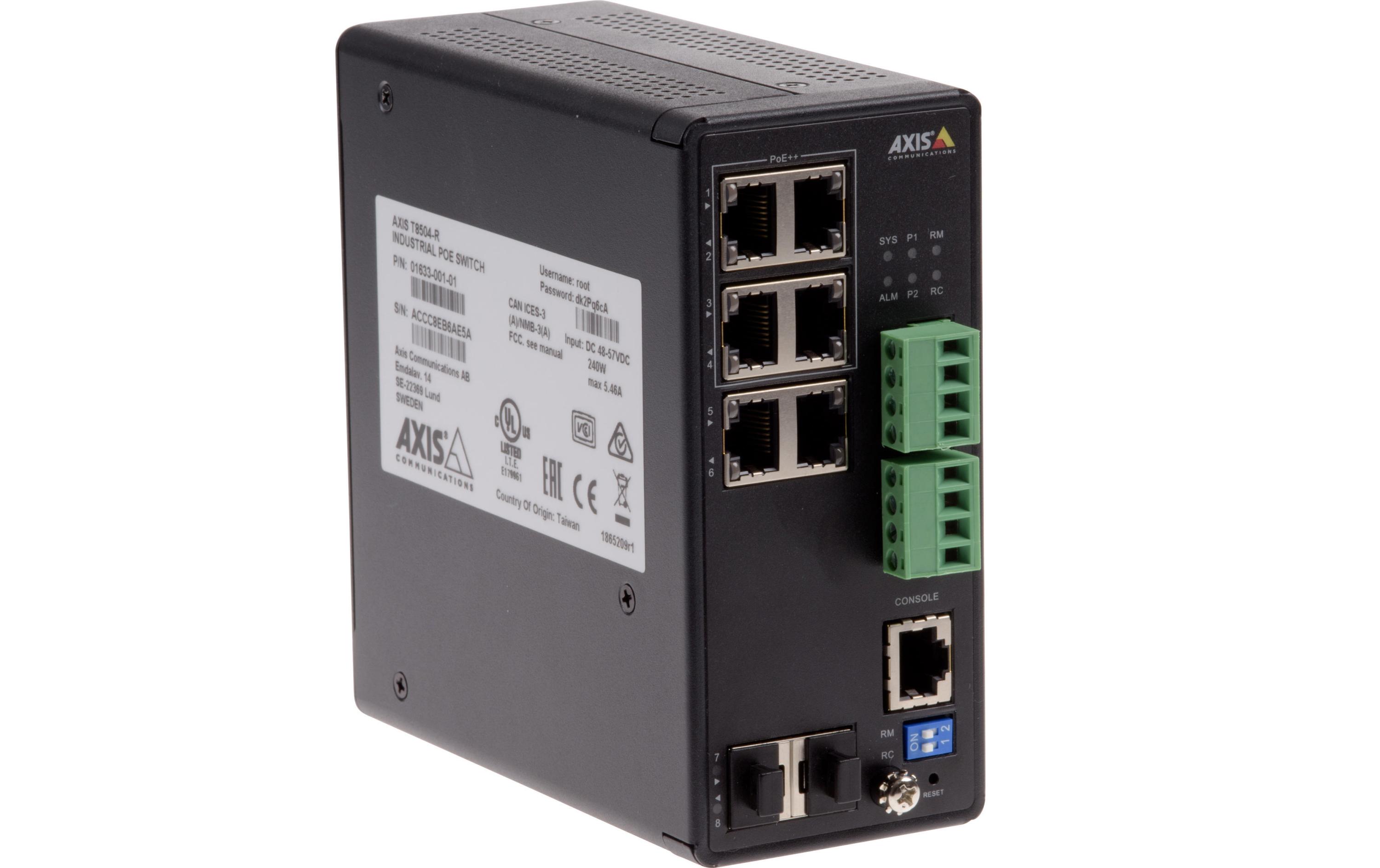 PoE++ Switch T8504-R 4 Port<br>Industrial