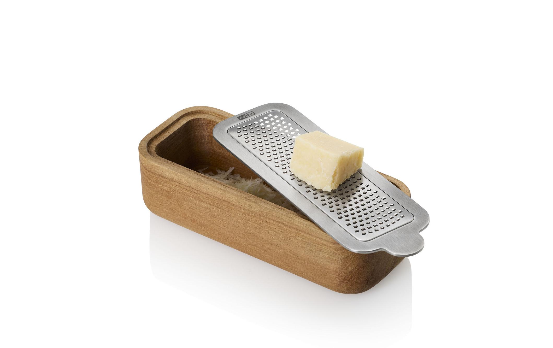 Handreibe Cutn Serve Braun/SilberTisch-Feinreibe