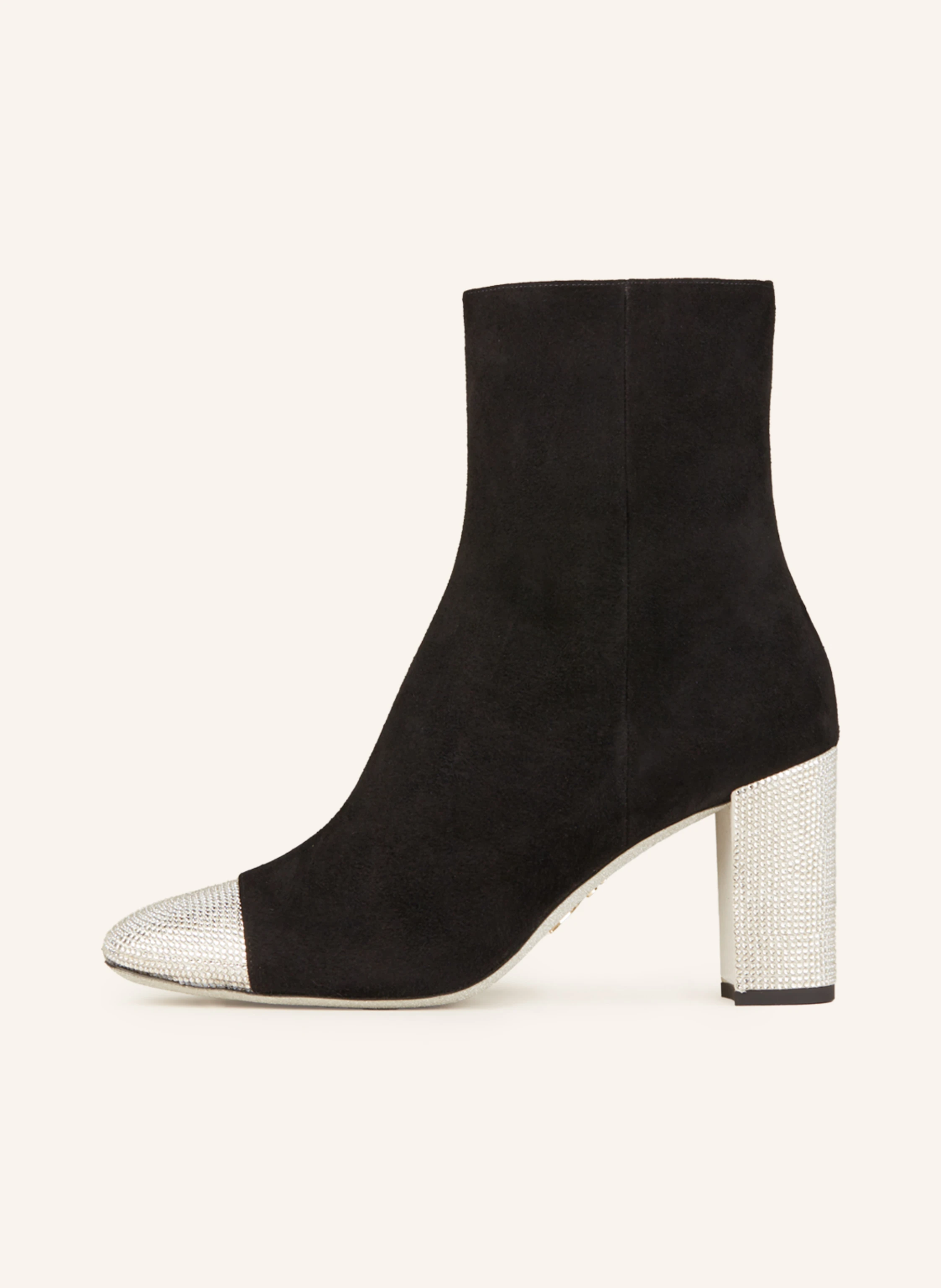 RENE CAOVILLA Stiefeletten mit Schmucksteinen