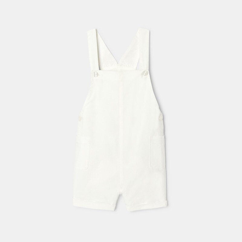 Ensemble de cérémonie en coton bio blanc naissance Absorba Blanc