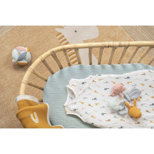 Gigoteuse 70 cm Girafes mousseline bio Mix & Match - NOUKIE 'S